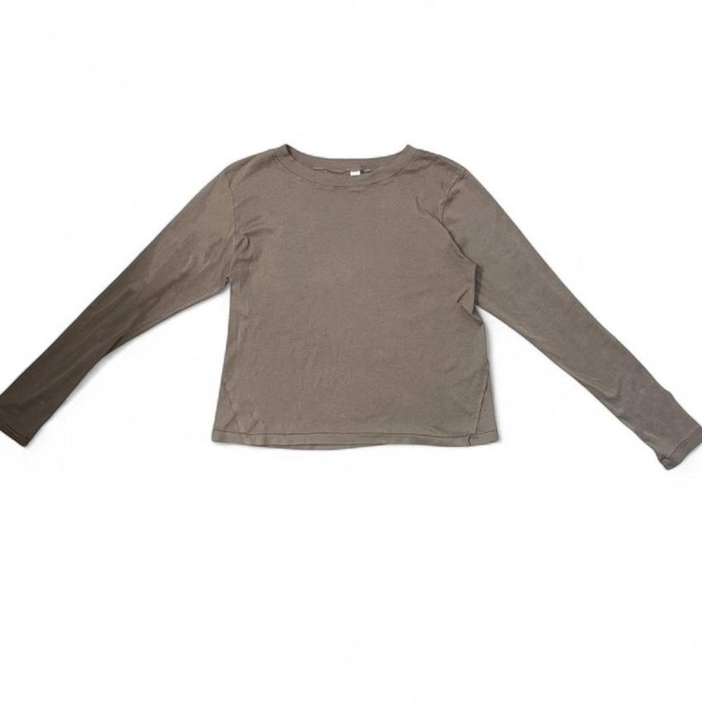Los Angeles Apparel Long Sleeve T-Shirt — Rare Gray/Silver ✨